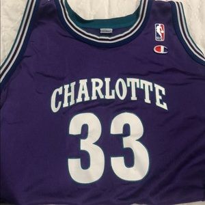 Alonzo Mourning Charolette Hornets Jersey